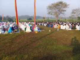 Sholat Ied Dihadiri Ribuan Warga Desa Bendungan